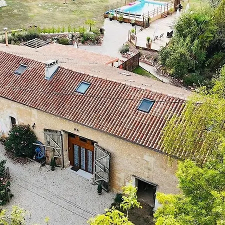 Barn At La Vieille Grange, With Pool In The Dordogne 3 Star Saint-Privat-des-Prés